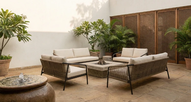 Why Italian Outdoor Furniture Works Perfectly for Indian Homes